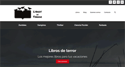 Desktop Screenshot of librosdeterror.com