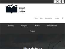 Tablet Screenshot of librosdeterror.com